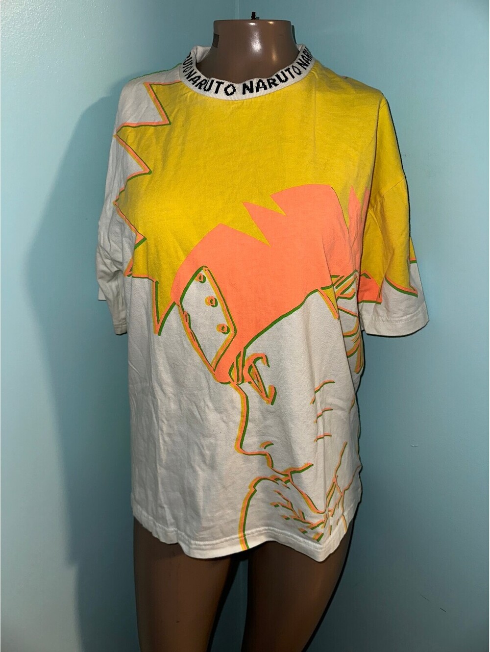 2018 Naruto Sasuke Shonen Jump AOP T-Shirt M Japan Exclusive